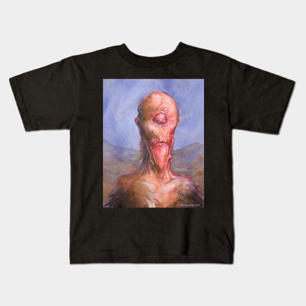 Cyclops Kids T-Shirt by VinceLocke